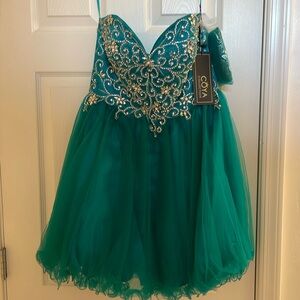 Beautiful beaded prom dress
